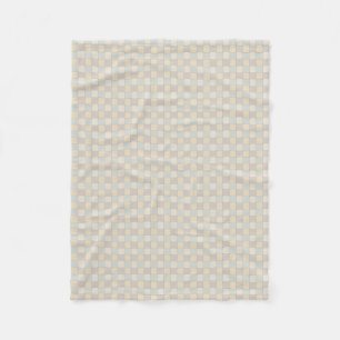 Couverture Polaire Tuiles tissées par ton doux