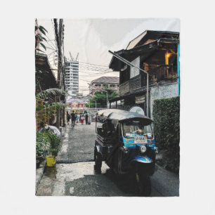 Couverture Polaire Tuk Tuk À Bangkok Thaïlande