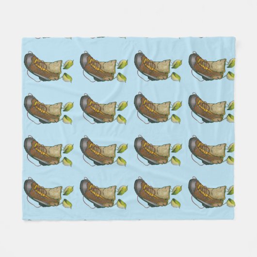 Couverture Polaire Tuke en métal sur une botte de randonnée (Devant (Horizontal))