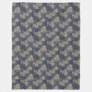 Couverture Polaire Tulipe et Saule de William Morris vintage