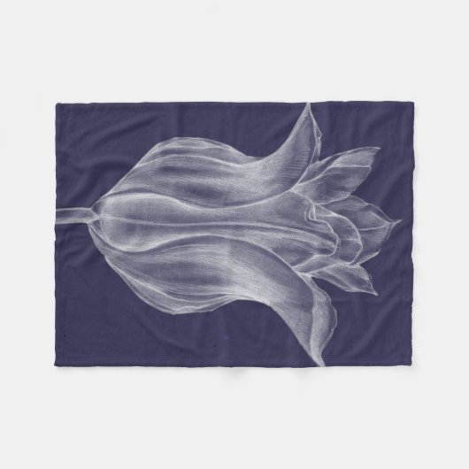 Couverture Polaire Tulipe monochrome III (Devant (Horizontal))
