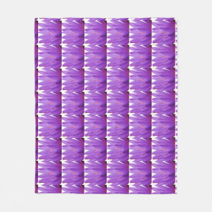 Couverture Polaire Tulipe pourpre