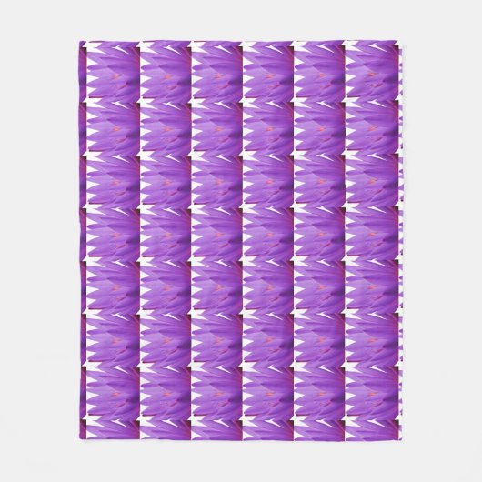 Couverture Polaire Tulipe pourpre (Devant)