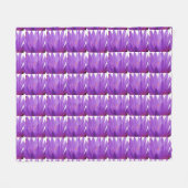 Couverture Polaire Tulipe pourpre (Devant (Horizontal))
