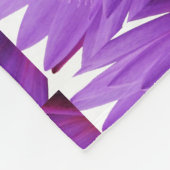 Couverture Polaire Tulipe pourpre (Coin)