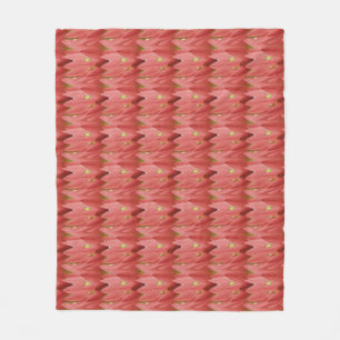 Couverture Polaire Tulipe rose