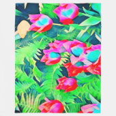 Couverture Polaire Tulipes (Devant)