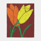 Couverture Polaire Tulipes (Devant)