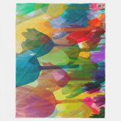 Couverture Polaire Tulipes (Devant)