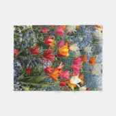 Couverture Polaire Tulipes colorées magnifiques (Devant (Horizontal))