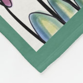 Couverture Polaire Tulipes modernes (Coin)