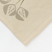 Couverture Polaire Tulipes personnalisées (Coin)