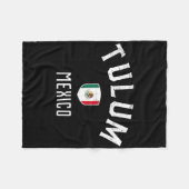 Couverture Polaire Tulum Mexique - Drapeau Mexicain Tulum Tee (Devant (Horizontal))