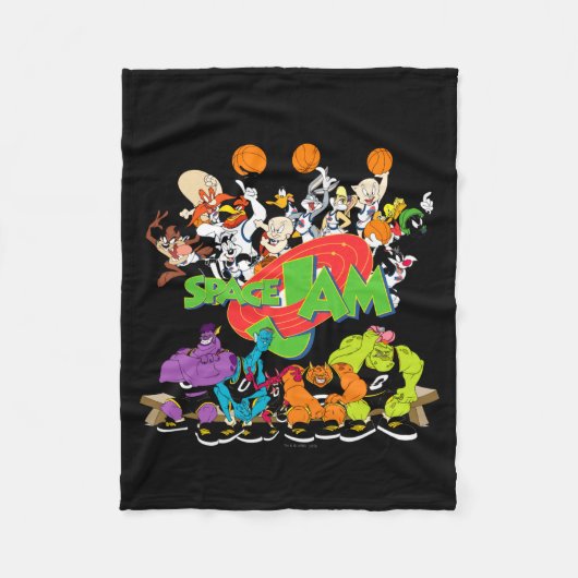 Couverture Polaire Tune squad contre monstars  (Devant)