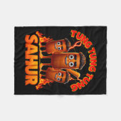 Couverture Polaire Tung Tung Tung Sahur (Devant (Horizontal))