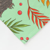 Couverture Polaire Turkey Gobbler In The Forest Pattern (Coin)