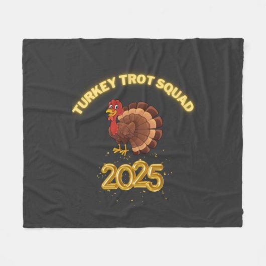 Couverture Polaire Turkey Trot Squad 2025 (Devant (Horizontal))