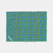 Couverture Polaire Turnbull Chasse Ancienne Tartan Monogramme (Devant (Horizontal))