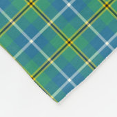 Couverture Polaire Turnbull Chasse Ancienne Tartan Monogramme (Coin)