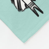 Couverture Polaire Turquoise (Coin)