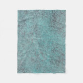 Couverture Polaire Turquoise Copper Patina texture cadeau (Devant)