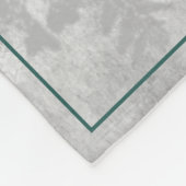 Couverture Polaire Turquoise Cute Snowman Holiday Fleece Blanche (Coin)