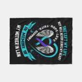 Couverture Polaire Turquoise Purple Suicide Sensibilisation Chemise M (Devant (Horizontal))