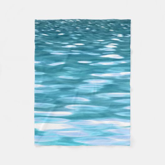 Couverture Polaire Turquoise shimmer (Devant)