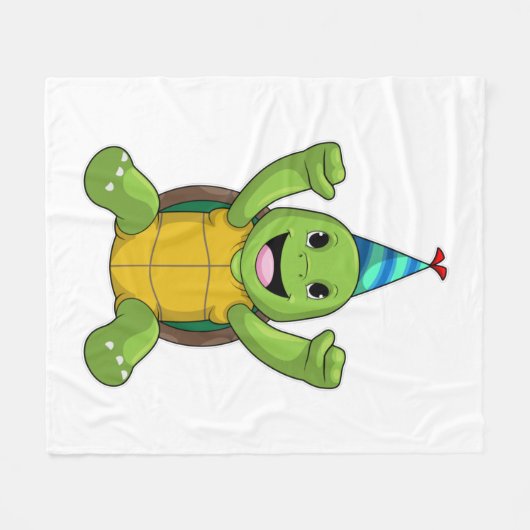 Couverture Polaire Turtle at Birthday (Devant (Horizontal))