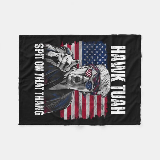 Couverture Polaire Tush Spit Sur Cette Chose Drôle (Devant (Horizontal))