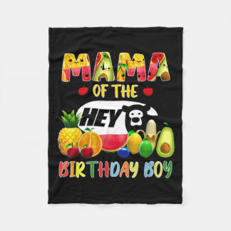 Couverture Polaire Tutti Frutti Maman du garçon qui fête son annivers