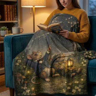 Couverture Polaire Tux & Twitch Under the Stars