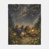 Couverture Polaire Tux & Twitch Under the Stars (Devant)