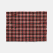 Couverture Polaire Tweedside Scotland District Tartan Fleece Blanche (Devant (Horizontal))