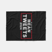 Couverture Polaire Tweets 2024 Donald Trump Fu, Président des électio (Devant (Horizontal))