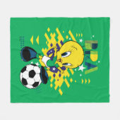 Couverture Polaire TWEETY™ Team Brazil Soccer Graphic (Devant (Horizontal))