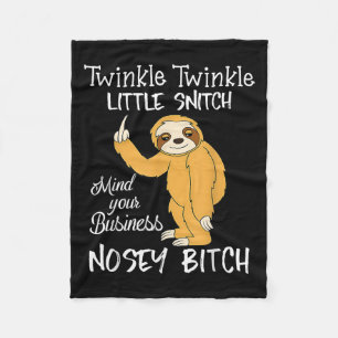 Couverture Polaire Twinkle Twinkle Little Snitch Mince Votre entrepri