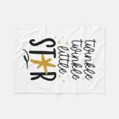 Couverture Polaire Twinkle Twinkle Little Star Doodle (Devant (Horizontal))