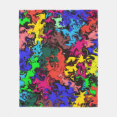 Couverture Polaire Twirls colorés Abstraits / Filtres (Devant)