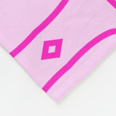 Couverture Polaire Two Toned Pink Pattern Fleece Blanket (Coin)