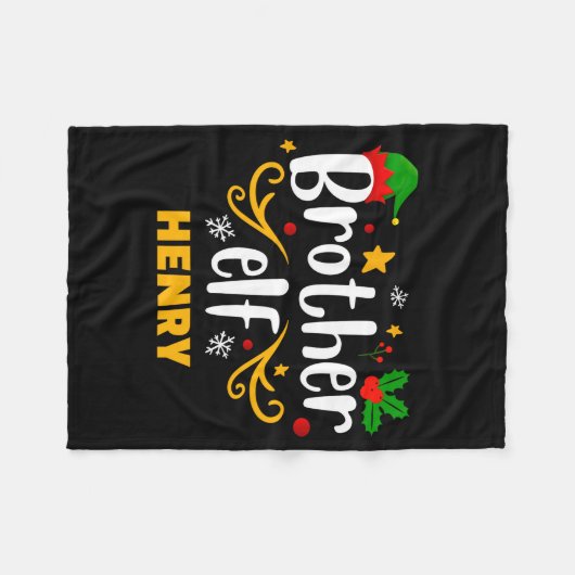 Couverture Polaire Tygraphy Brother Elf Fun Family Matching  (Devant (Horizontal))