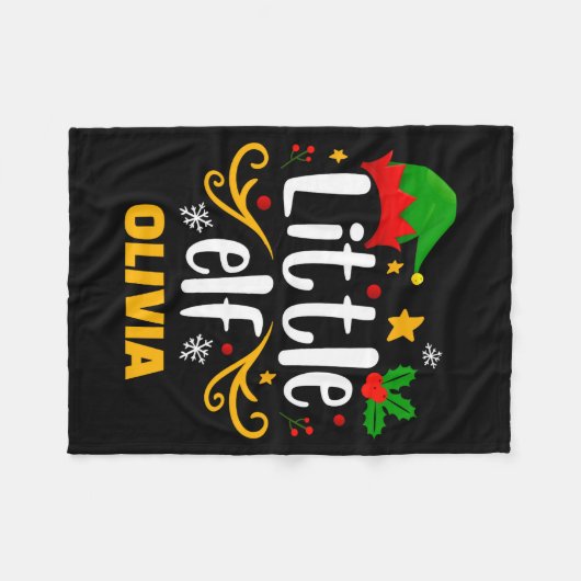 Couverture Polaire Tygraphy Little Elf Fun Family Matching  (Devant (Horizontal))