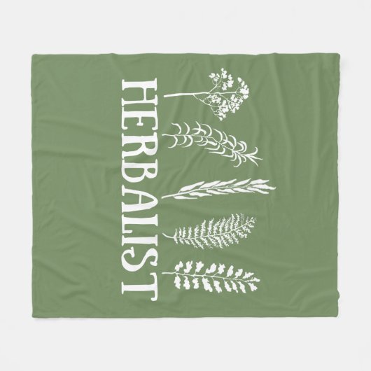 Couverture Polaire Types d'herboristes (Devant (Horizontal))