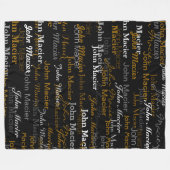 Couverture Polaire Typographie (Devant (Horizontal))