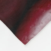 Couverture Polaire Typographie cosy de style tricoté et cœurs de ceri (Coin)