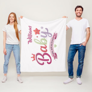 Couverture Polaire Typographie de bébé mignonne – Vous êtes tellement