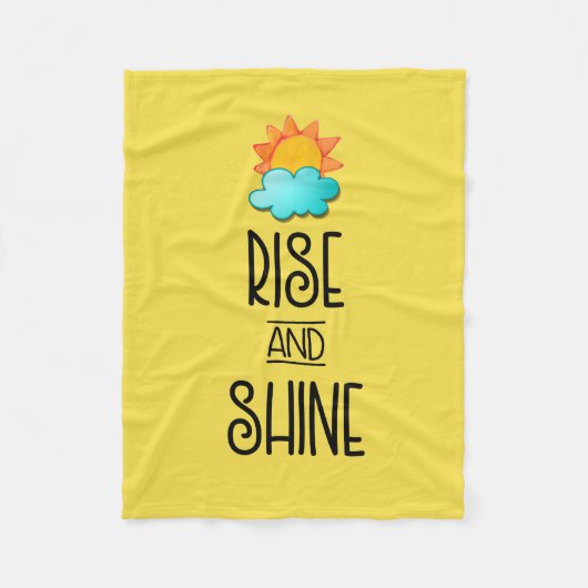 Couverture Polaire Typographie de la montée et de la brillance avec l (Devant)