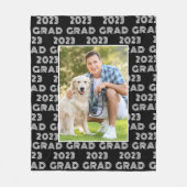 Couverture Polaire Typographie de la photo moderne 2023 Grad (Devant)