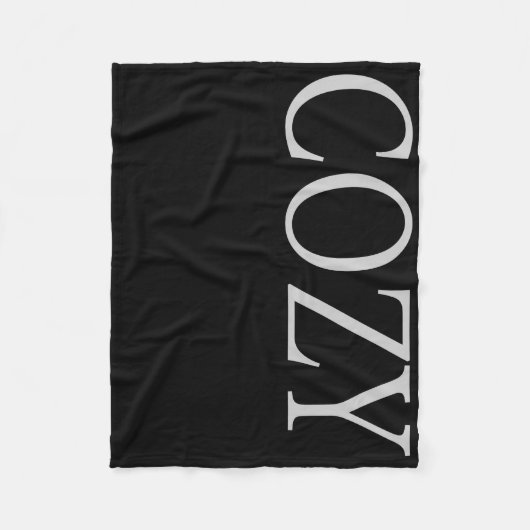 COUVERTURE POLAIRE TYPOGRAPHIE DE VACANCES COSY FLEECE BLANKET (Devant)