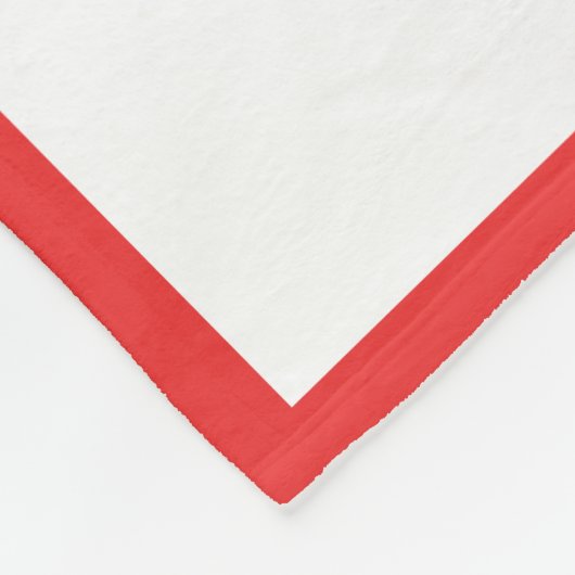 Couverture Polaire Typographie graphique moderne de Noël (Coin)